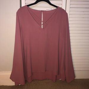 Bell sleeve top